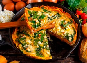 Omelete de batata doce receita fit e nutritiva