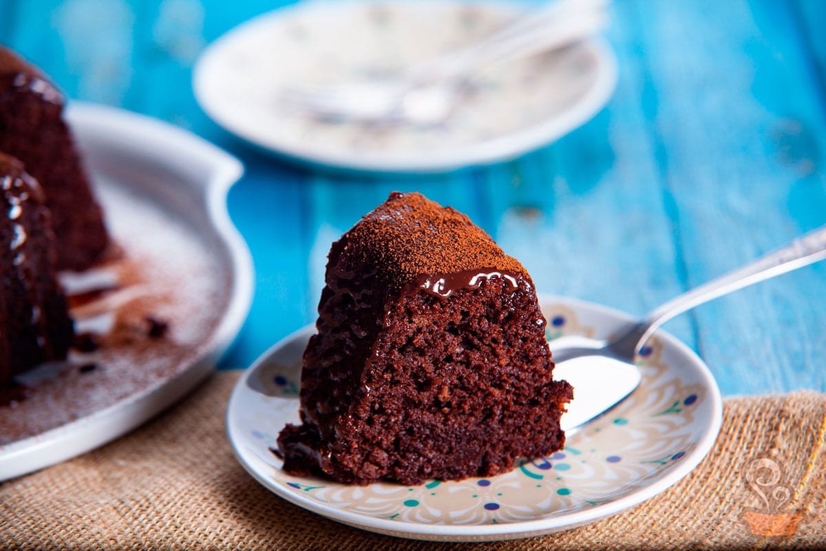 bolo de chocolate