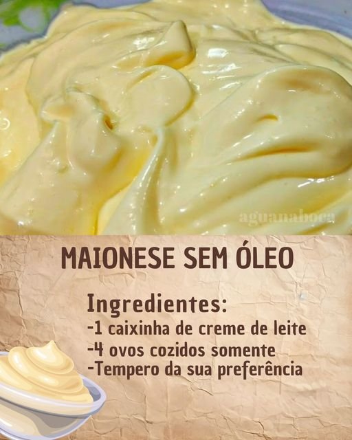 Maionese Caseira Já: Aprenda a Fazer com 2 Ingredientes! - Receita Completa