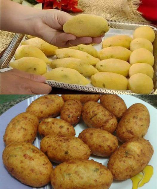 Bolinho de Aipim Gostoso e Saboroso que nem Coxinha! - Receita Completa