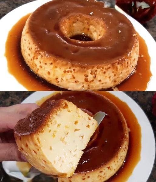 Sobremesa Apenas 3 Ingredientes: Aprenda a Fazer um Pudim Delicioso! - Receita Completa