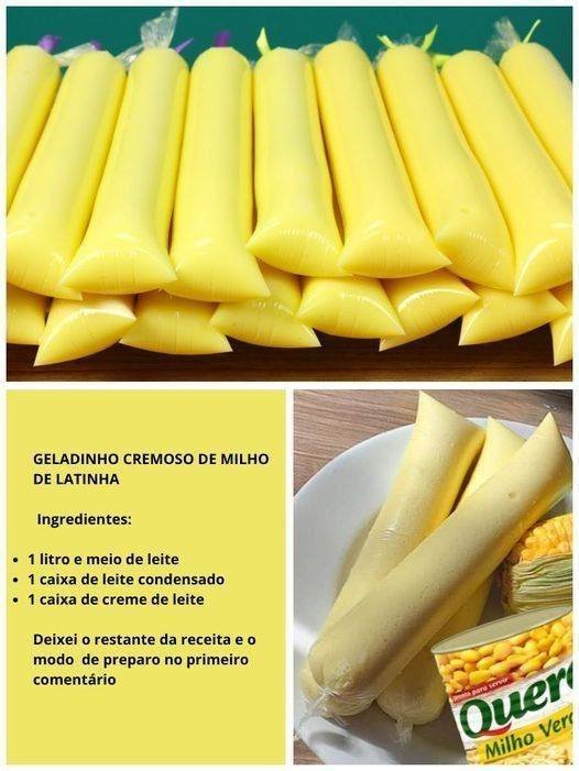Geladinho Gourmet de Milho: A Receita Mais Cremosa Que Você Já Viu! - Receita Completa